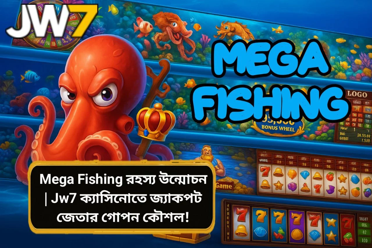 Mega Fishing রহস্য উন্মোচন | Jw7 ক্যাসিনোতে জ্যাকপট জেতার গোপন কৌশল!
